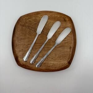 Vintage WM Rogers Butter Spreaders Knives Mismatched Silverplate Flatware Sets